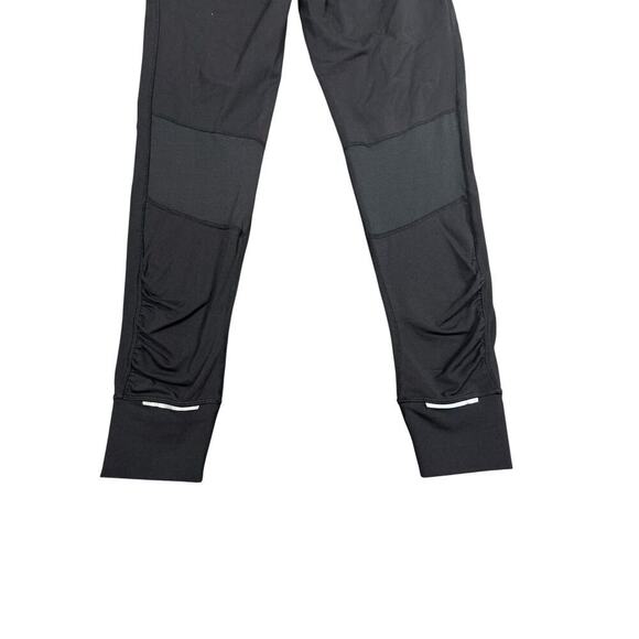 Athleta Black Mesh Panel Leggings Size M - Picture 5 of 6